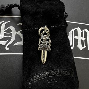 Chrome Hearts #5 Kinger Charm Chrome Cross Dagger Heart