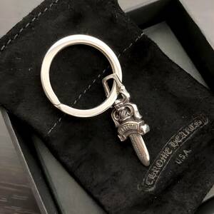 クロムハーツ スプリットキーリングwith #5ダガー ch chrome hearts ウォレット キーチェーン キーホルダー クリップ クロス 財布 新品