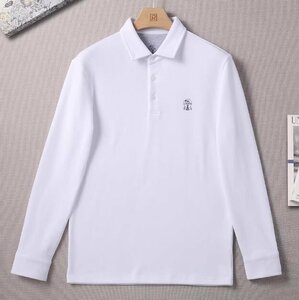 ブルネロクチネリ　BRUNELLO CUCINELLI メンズ　ポロシャツ　長袖　Tシャツ　M-3XL　サイズ選択可能 qc5319