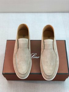  Италия Loro Piana Loro Piana Loafer кожа мужской обувь 38~44 размер выбор возможность 