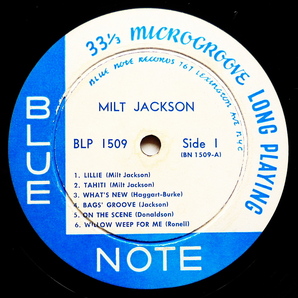 【 完全オリジナル・ Lexington 】Milt Jackson and Thelonious Monk quintet / BLUE NOTE BLP-1509 /RVG/EAR/DG/Flat Edge MONO ★ の画像7