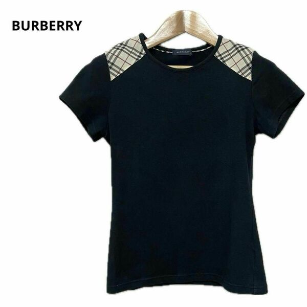 訳あり BURBERRY バーバリー Tシャツ ブラック 14