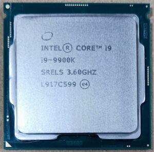  Intel Corei9 9900K LGA1151 Max5GHz 動作確認済品