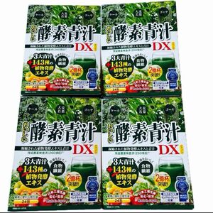 おいしい酵素青汁DX・24包×4箱分・96包・賞味期限・2027 02 10 (箱無し)