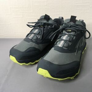 ALTRA Alto laLONEPEAK заем pi-k пригодный для любой погоды US8 Grey Limetore Ran бег высокий King обувь SALOMON