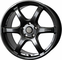 ホイールのみ 4本セット 16インチ クロススピード RS6 6.0×16 +50 4H100 DBK コンパクトカー用 軽自動車 ツライチサイズ_画像2