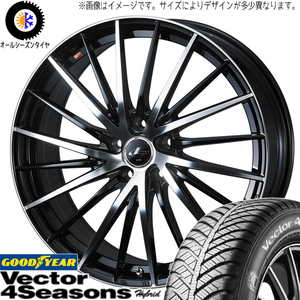 MAZDA3 キックス 205/60R16 グッドイヤー ベクター HB レオニス FR 16インチ 6.5J +47 5H114.3P オールシーズンタイヤ ホイール 4本SET