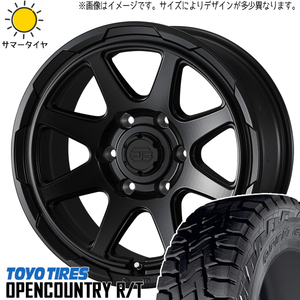 スズキ ジムニー 225/70R16 TOYO オープンカントリー R/T スタットベルク 16インチ 5.5J +22 5H139.7P サマータイヤ ホイール 4本SET