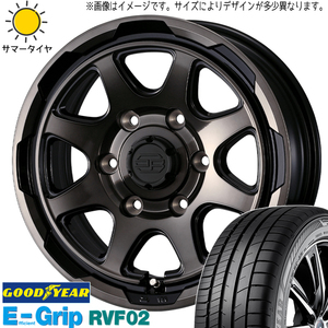 ハイエース 215/65R16 グッドイヤー RVF02 スタットベルク 16インチ 6.5J +38 6H139.7P サマータイヤ ホイール 4本SET