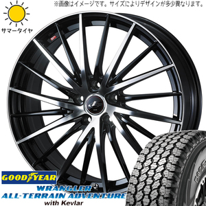 CX-5 クロストレック 225/70R16 グッドイヤー ラングラー Kevlar レオニス FR 16インチ 6.5J +47 5H114.3P サマータイヤ ホイール 4本SET