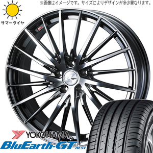 エスティマ フーガ 245/35R20 Y/H ブルーアースGT AE51 レオニス FR 20インチ 8.0J +45 5H114.3P サマータイヤ ホイール 4本SET