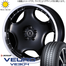 60系 プリウス 215/50R18 ダンロップ ビューロ VE304 アセット D1 18インチ 7.0J +40 5H114.3P サマータイヤ ホイール 4本SET_画像1