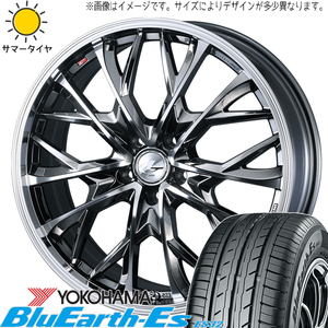 セレナ シビック 225/40R18 ヨコハマタイヤ ブルーアース Es ES32 レオニス MV 18インチ 7.0J +47 5H114.3P サマータイヤ ホイール 4本SET