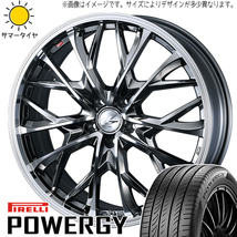 プリウスα 215/45R18 ピレリ パワジー レオニス MV 18インチ 8.0J +42 5H114.3P サマータイヤ ホイール 4本SET_画像1