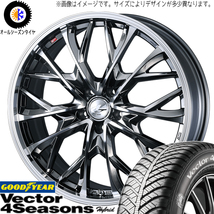 セレナ 195/60R16 グッドイヤー ベクター HB レオニス MV 16インチ 6.5J +47 5H114.3P オールシーズンタイヤ ホイール 4本SET_画像1