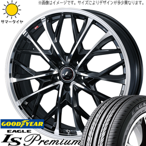 シルビア シビック 225/40R18 グッドイヤー イーグル プレミアム レオニス MV 18インチ 7.0J +38 5H114.3P サマータイヤ ホイール 4本SET