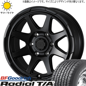 ハイエース 215/70R15 BFグッドリッチ ラジアル スタットベルク 15インチ 6.0J +33 6H139.7P サマータイヤ ホイール 4本SET