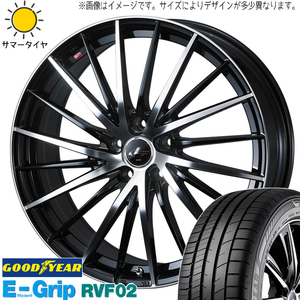 プリウスα ノア ヴォクシー 205/60R16 グッドイヤー RVF02 レオニス FR 16インチ 6.5J +40 5H114.3P サマータイヤ ホイール 4本SET