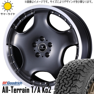 ハイエース 215/70R16 BFグッドリッチ オールテレーン KO2 アセット D1 16インチ 6.5J +38 6H139.7P サマータイヤ ホイール 4本SET