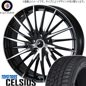 カムリ クラウン ジオ 215/60R16 TOYO セルシアス レオニス FR 16インチ 6.5J +40 5H114.3P オールシーズンタイヤ ホイール 4本SET