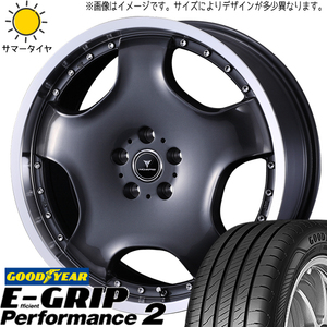 エスティマ アテンザ 225/50R18 グッドイヤー パフォーマンス2 アセット D1 18インチ 7.0J +47 5H114.3P サマータイヤ ホイール 4本SET