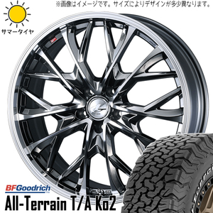 アウトランダー デリカ 215/70R16 BFグッドリッチ KO2 レオニス MV 16インチ 6.5J +40 5H114.3P サマータイヤ ホイール 4本SET