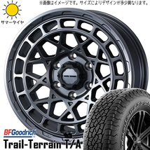 スズキ ジムニー 225/75R16 BFグッドリッチ トレイルテレーン マッドヴァンスX 16インチ 5.5J +22 5H139.7P サマータイヤ ホイール 4本SET_画像1