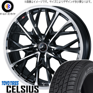 カムリ クラウン ジオ 215/60R16 TOYO セルシアス レオニス MV 16インチ 6.5J +40 5H114.3P オールシーズンタイヤ ホイール 4本SET