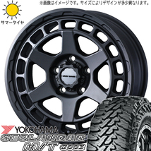 スズキ ジムニーシエラ 215/70R16 Y/H ジオランダー M/T G003 マッドヴァンスX 16インチ 6.0J -5 5H139.7P サマータイヤ ホイール 4本SET_画像1