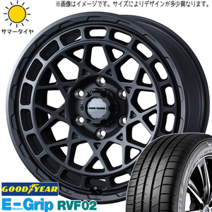 プリウスα アベニール 215/45R18 グッドイヤー RVF02 マッドヴァンスX 18インチ 7.5J +35 5H114.3P サマータイヤ ホイール 4本SET