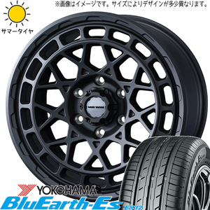 プリウスα 215/50R17 ヨコハマタイヤ ブルーアース Es ES32 マッドヴァンスX 17インチ 7.0J +38 5H114.3P サマータイヤ ホイール 4本SET