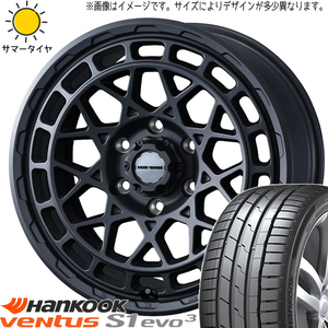 カムリ クラウン 225/45R18 ハンコック K127 マッドヴァンスX 18インチ 7.5J +35 5H114.3P サマータイヤ ホイール 4本SET