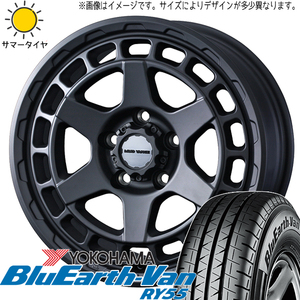 スズキ ジムニーシエラ 215/70R15 Y/H ブルーアース Van RY55 マッドヴァンスX 15インチ 6.0J ±0 5H139.7P サマータイヤ ホイール 4本SET