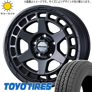 ハイゼットピクシス 145/80R12 トーヨータイヤ V02E マッドヴァンスX 12インチ 4.0J +42 4H100P サマータイヤ ホイール 4本SET