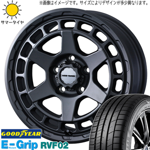 デリカ ヤリスクロス 215/55R17 グッドイヤー RVF02 マッドヴァンスX 17インチ 7.0J +38 5H114.3P サマータイヤ ホイール 4本SET