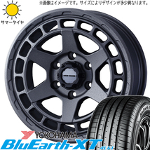 カローラクロス 215/60R17 Y/H ブルーアース-XT AE61 マッドヴァンスX 17インチ 7.0J +38 5H114.3P サマータイヤ ホイール 4本SET_画像1