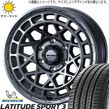 アリア アウトランダー CX-60 235/60R18 ラティチュードスポーツ3 MVX 18インチ 7.5J +35 5H114.3P サマータイヤ ホイール 4本SET_画像1