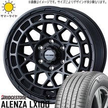 スズキ ジムニーシエラ 215/70R16 BS アレンザ LX100 マッドヴァンスX 16インチ 6.0J -5 5H139.7P サマータイヤ ホイール 4本SET_画像1