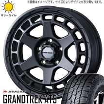 Hilux サーフ プラド 265/65R17 D/L グラントレック AT5 マッドヴァンスX 17インチ 8.0J +20 6H139.7P サマータイヤ ホイール 4本SET_画像1