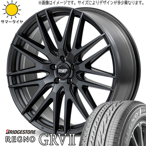 アルファード フーガ 245/40R19 ブリヂストン レグノ GRV2 MID RMP 029F 19インチ 8.0J +42 5H114.3P サマータイヤ ホイール 4本SET