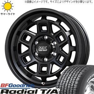 キャラバン 215/70R15 BFグッドリッチ ラジアル マッドクロス 15インチ 6.0J +44 6H139.7P サマータイヤ ホイール 4本SET