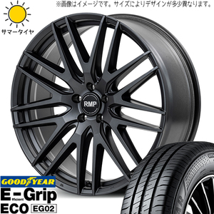 ヤリスクロス CX-3 215/55R17 グッドイヤー EG02 MID RMP 029F 17インチ 7.0J +47 5H114.3P サマータイヤ ホイール 4本SET