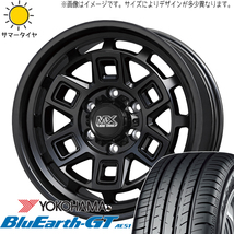 マーク2 シルビア 205/55R16 Y/H ブルーアースGT AE51 マッドクロス 16インチ 7.0J +38 5H114.3P サマータイヤ ホイール 4本SET_画像1