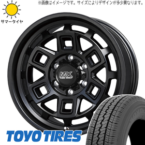 ハイゼットピクシス 145/80R12 トーヨータイヤ V02E マッドクロス 12インチ 4.0J +43 4H100P サマータイヤ ホイール 4本SET