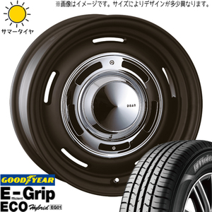 NV200 デリカD3 185/70R14 グッドイヤー EG01 クロスカントリー 14インチ 5.0J +43 4H114.3P サマータイヤ ホイール 4本SET