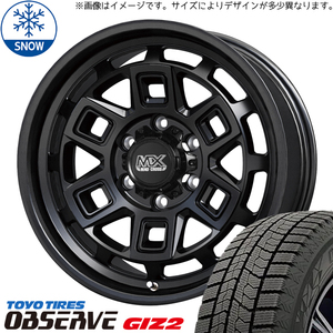 NBOX タント スペーシア 165/55R15 TOYO オブザーブ GIZ2 マッドクロス 15インチ 4.5J +45 4H100P スタッドレスタイヤ ホイール 4本SET