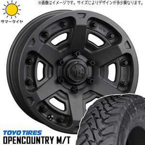 スズキ ジムニー 225/75R16 TOYO オープンカントリー M/T MG アーマー 16インチ 5.5J +20 5H139.7P サマータイヤ ホイール 4本SET