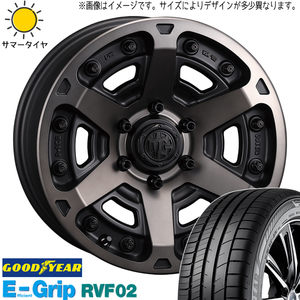 ハイエース 215/65R16 グッドイヤー RVF02 マーテルギア アーマー 16インチ 7.0J +38 6H139.7P サマータイヤ ホイール 4本SET