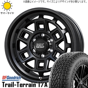 ハイエース 215/65R16 BFグッドリッチ トレイルテレーン マッドクロス 16インチ 6.5J +38 6H139.7P サマータイヤ ホイール 4本SET