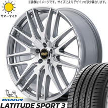 NX ヴァンガード ハリアー 235/55R18 ラティチュードスポーツ3 MID RMP 029F 18インチ 7.0J +40 5H114.3P サマータイヤ ホイール 4本SET_画像1